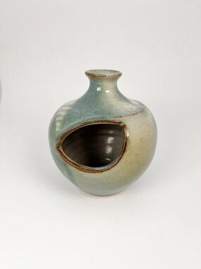 Small 4.5" studio pottery decorative vase / display piece